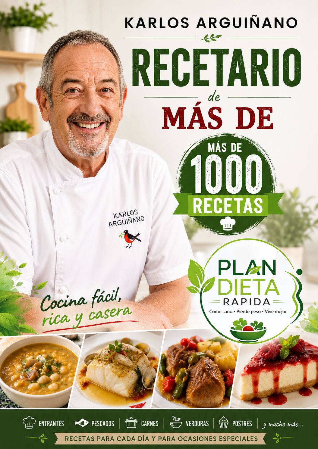 Recetario de más de 1000 recetas - Karlos Arguiñano