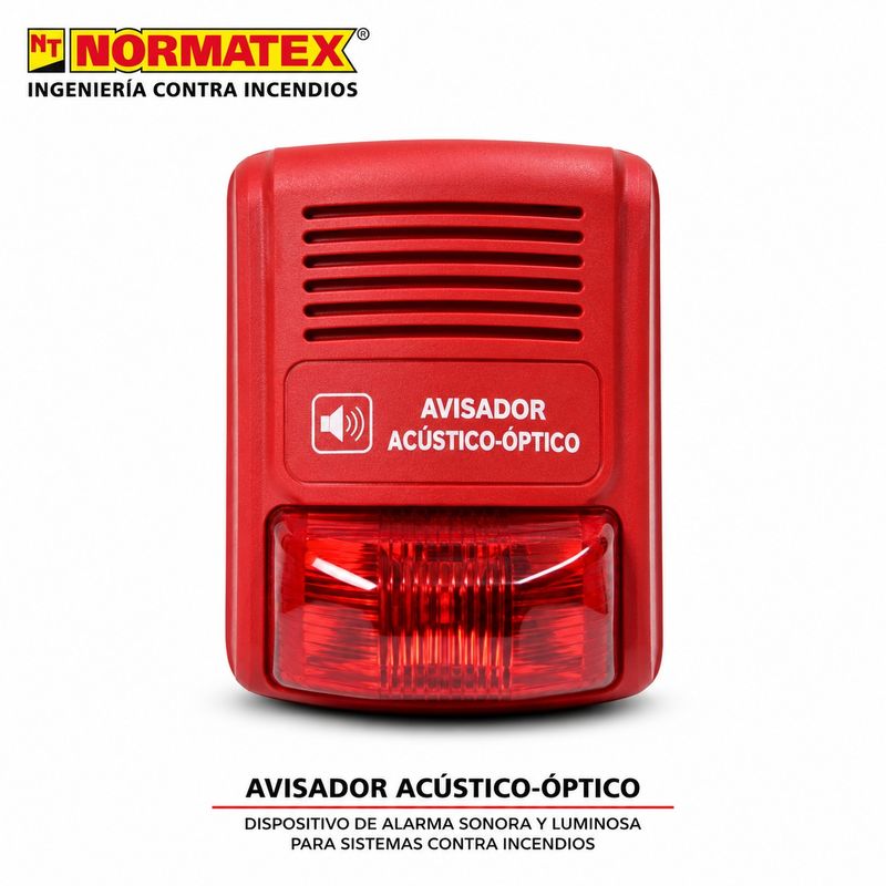 Avisador acústico-óptico (sirena con flash)