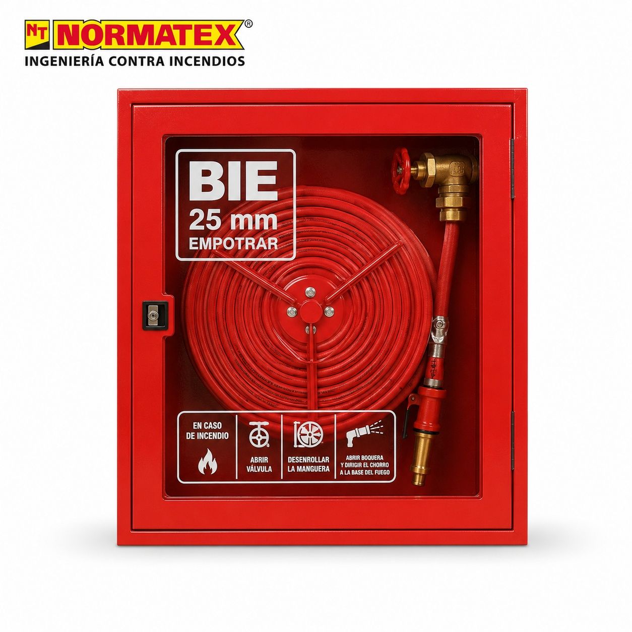 BIE de 25 mm para empotrar