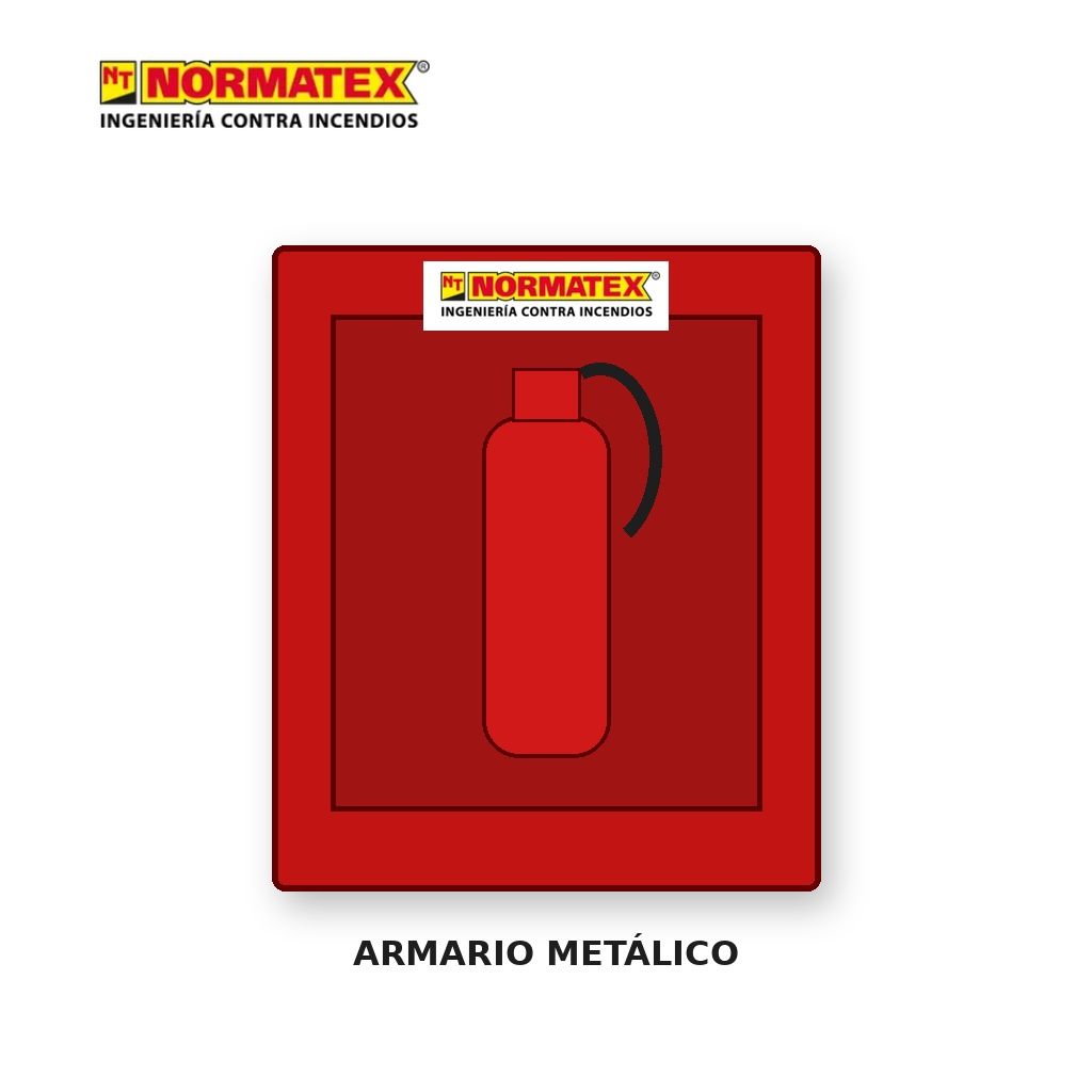 Armario metálico para extintor