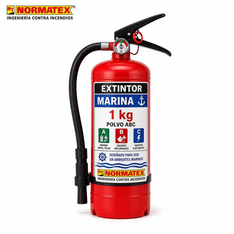 Extintor marina de 1 kg homologado