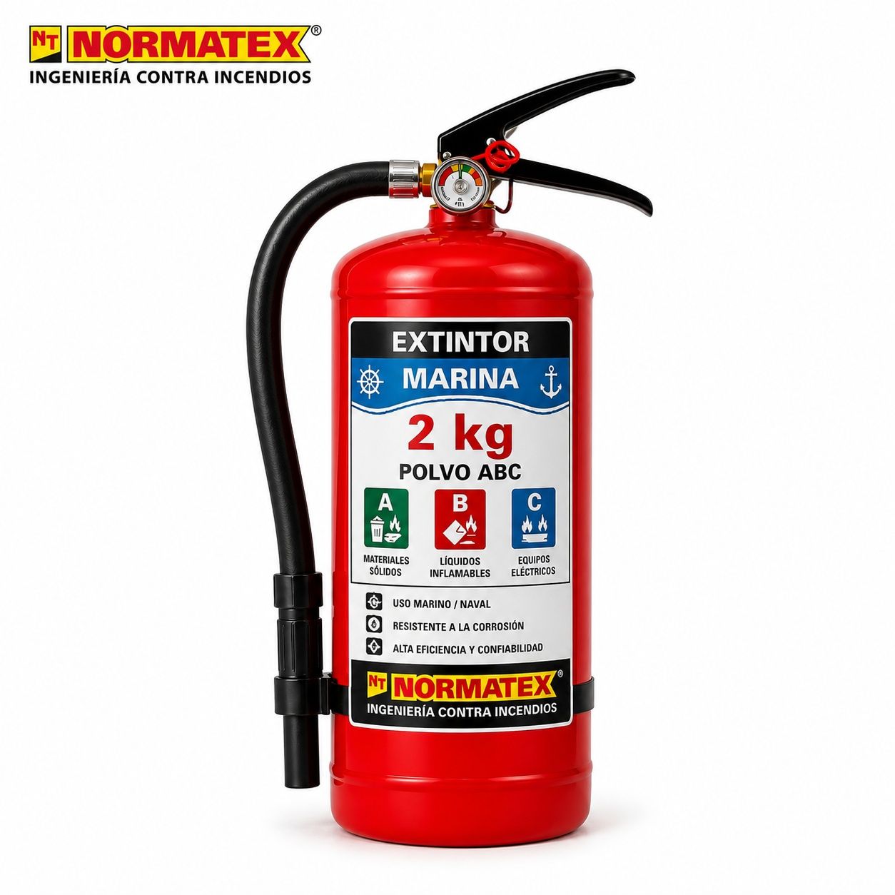 Extintor marina de 2 kg homologado