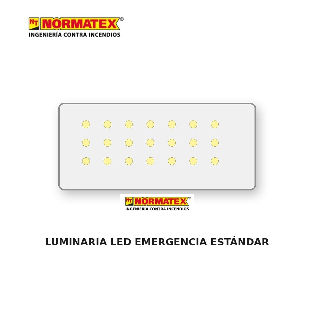 Luminaria LED de emergencia estándar