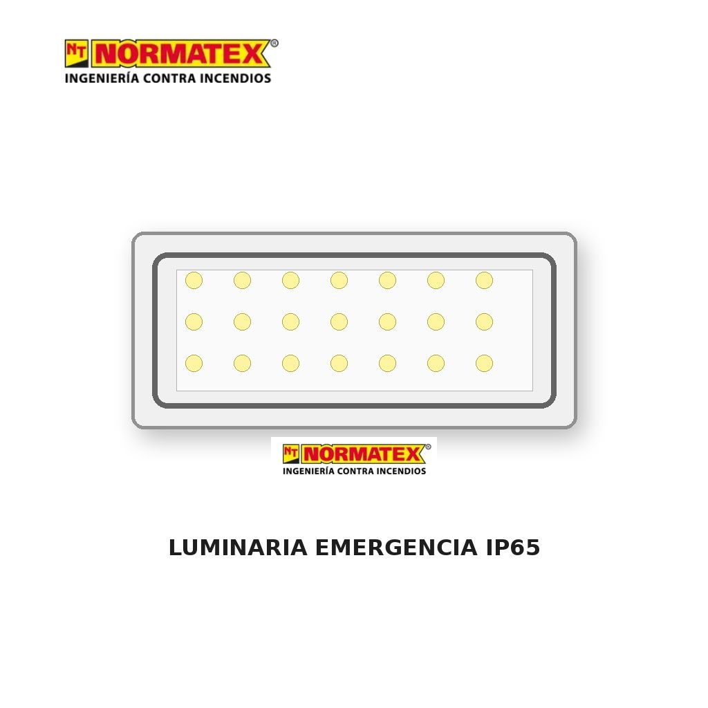 Luminaria de emergencia estanca (IP65)