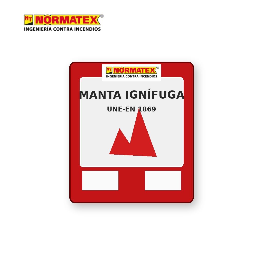 Manta ignífuga UNE-EN 1869