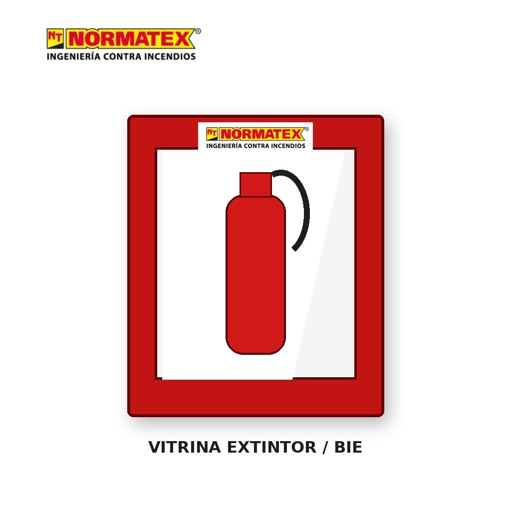 Vitrina para extintor o BIE