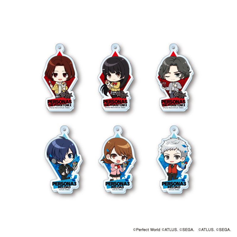 [Pre-Order] Persona P5X＆P3R x Amo Crepe Blind Box Acrylic Keychain (7.5 cm)