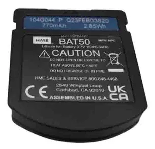 HME BAT50 Battery for HS6100 - HS6200 - HS6300 Drive Thru Headsets 1 Year Resold New Open Box 3ME QSR Non-Manufacturer Warranty HME BAT50 Battery for HS6100 - HS6200 - HS6300 Drive Thru Headsets 1 Year Resold New Open Box 3ME QSR Non-Manufacturer Warranty