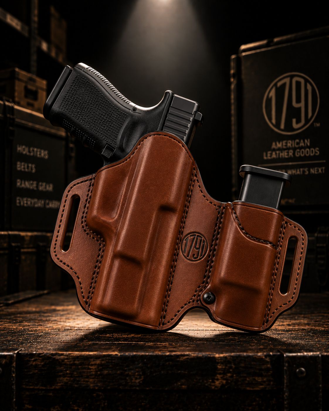 1791 BH1 BELT HOLTR W/ MAG HLD