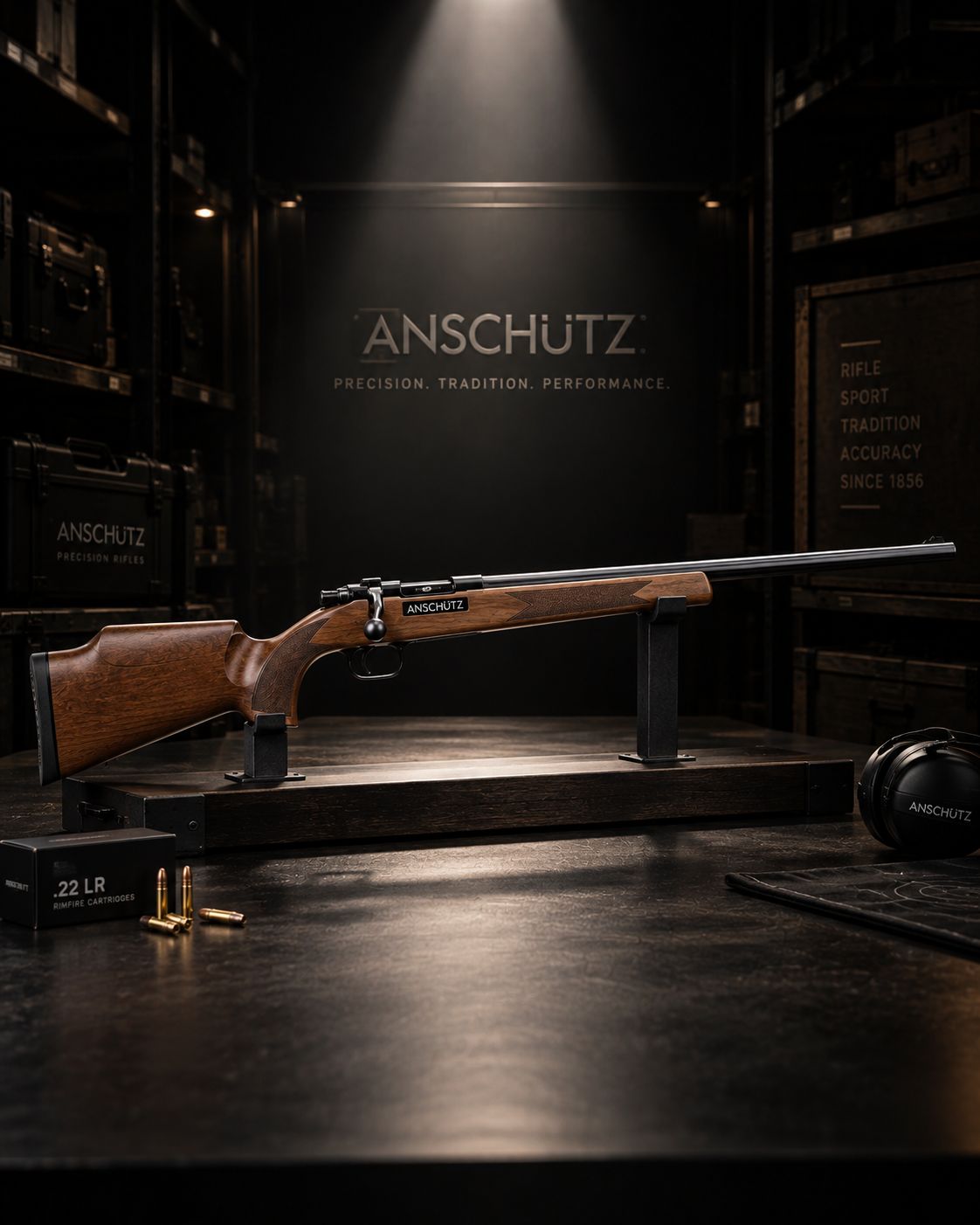 (SOG)ANSCHUTZ 1710 HB 22LR 23"