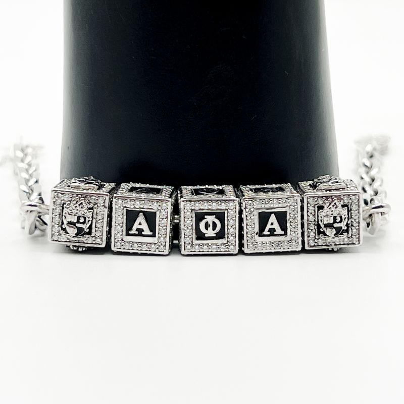 Alpha AΦA Box Bracelet