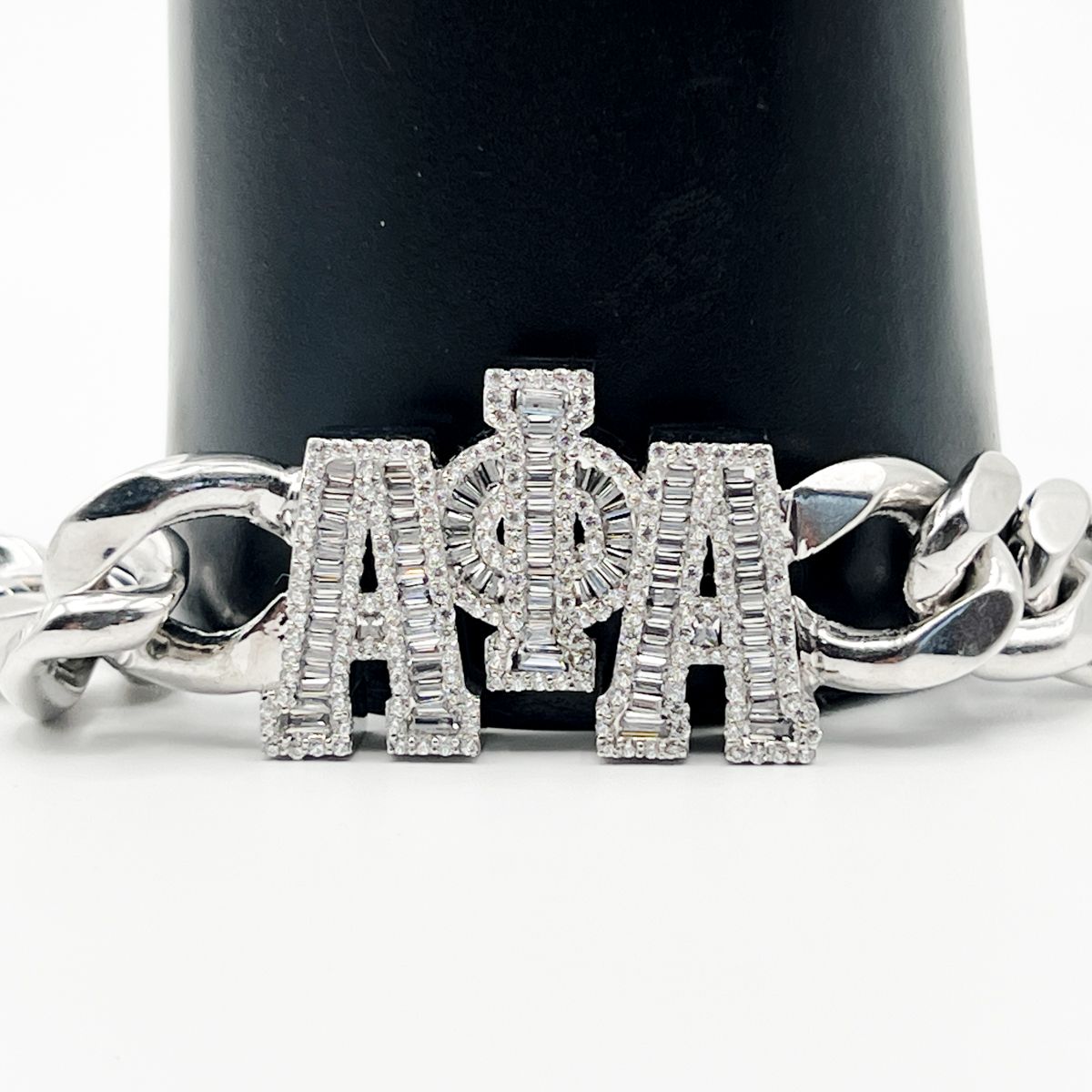 Alpha Baguette AΦA Bracelet