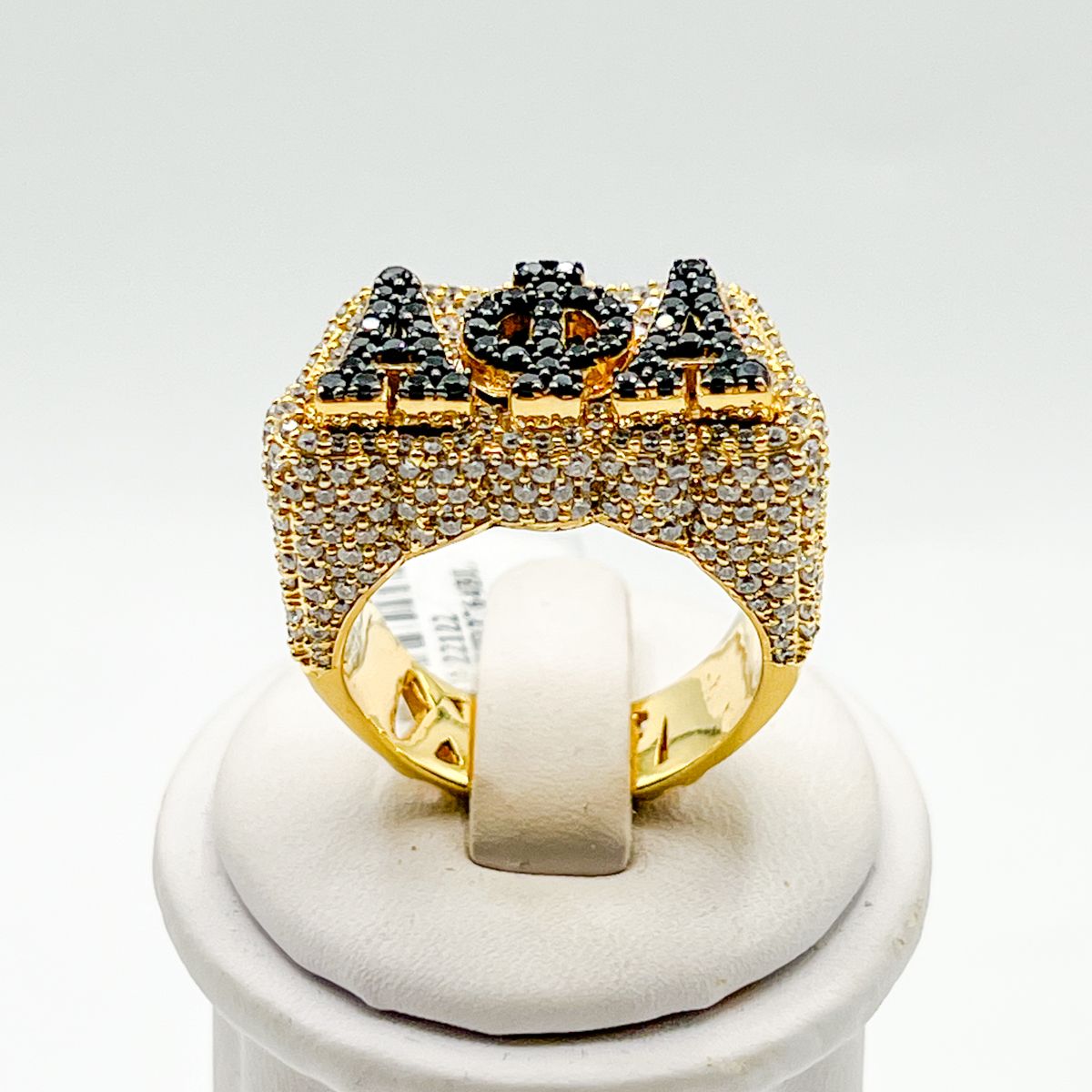 Alpha Black Stone AΦA Ring