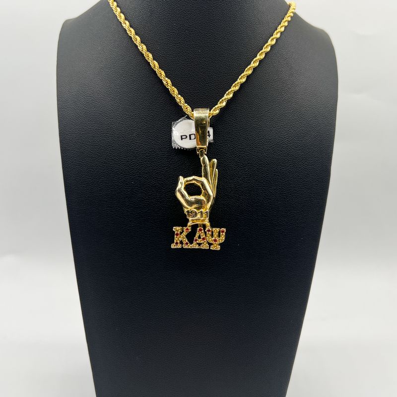 Kappa Hand ΚΑΨ Pendant - Large