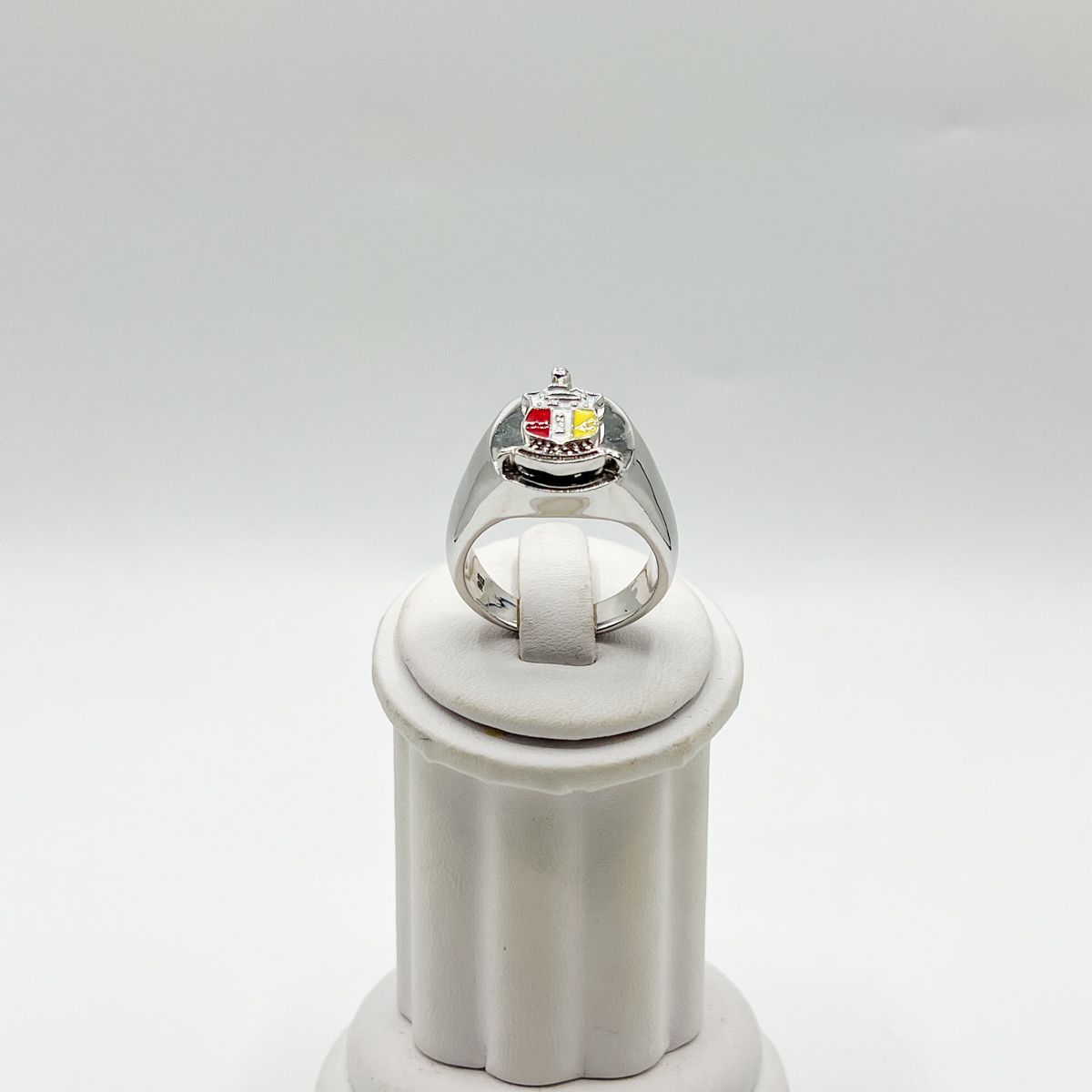 Kappa Round Ring w/ Colored Shield - Large