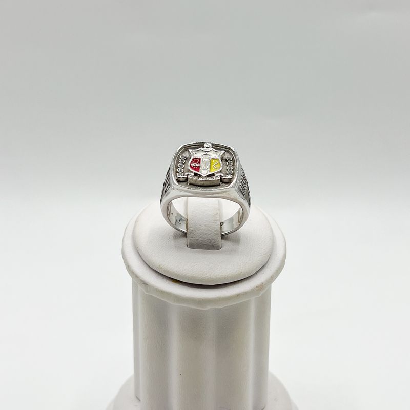 Kappa Square Ring w/ Colored Shield - XL