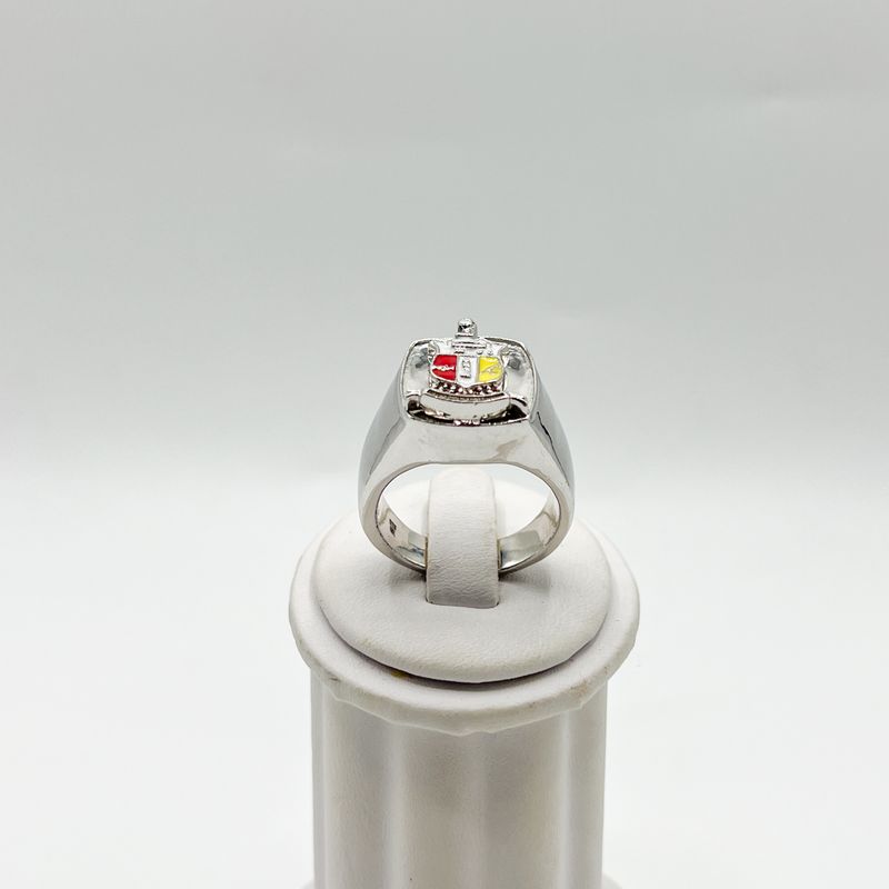 Kappa Round Ring w/ Colored Shield - XL