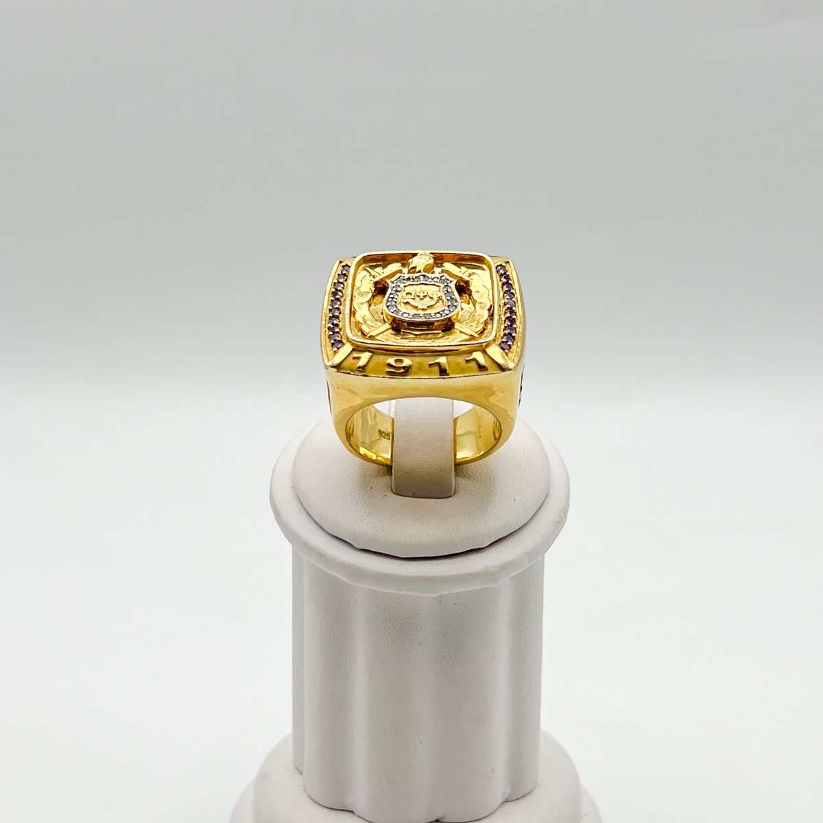 Omega Shield 10+10 Stone XXL Ring