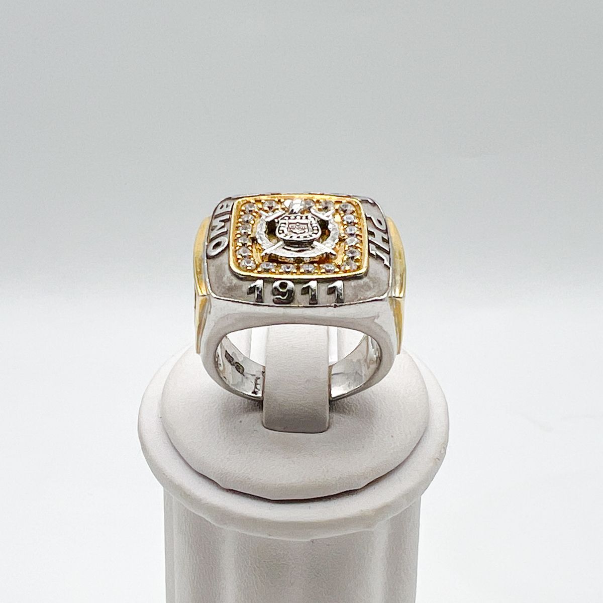 Omega Shield on Stone XL Ring