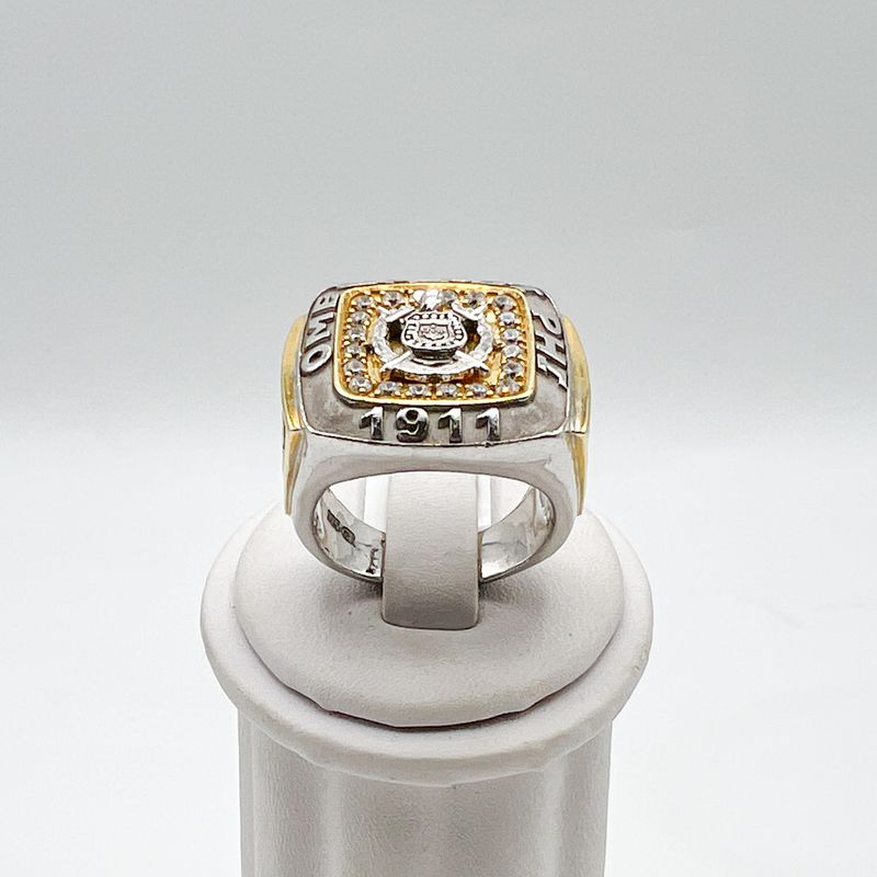 Omega Shield on Stone XL Ring