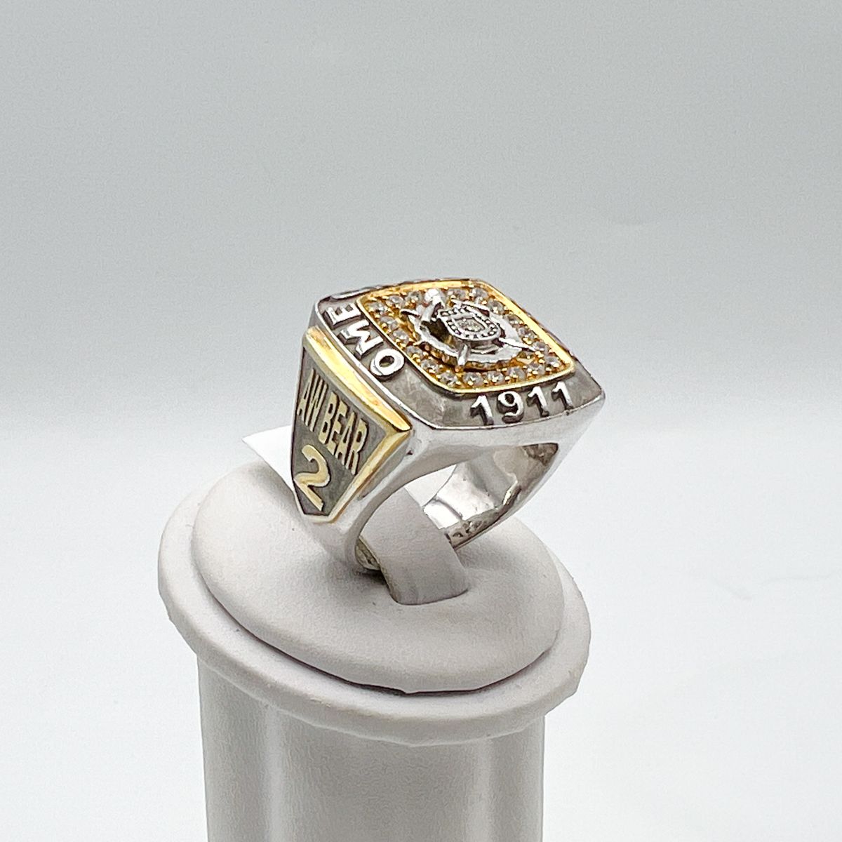 Omega Shield on Stone XL Ring