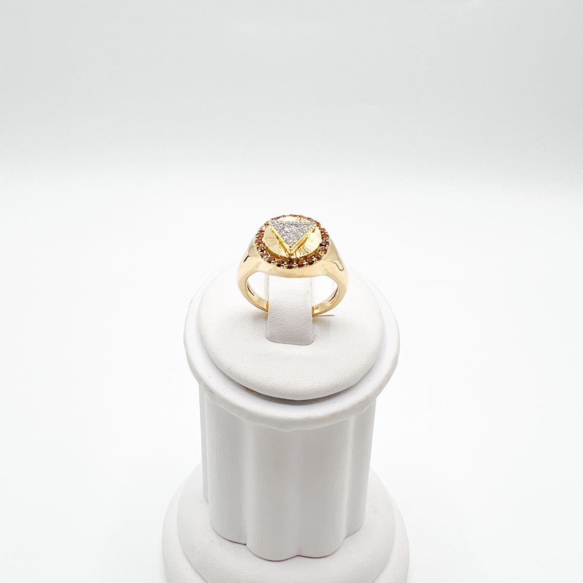 The Raised Pyramid Round Delta Sigma Theta Ring The Raised Pyramid Round Delta Sigma Theta Ring