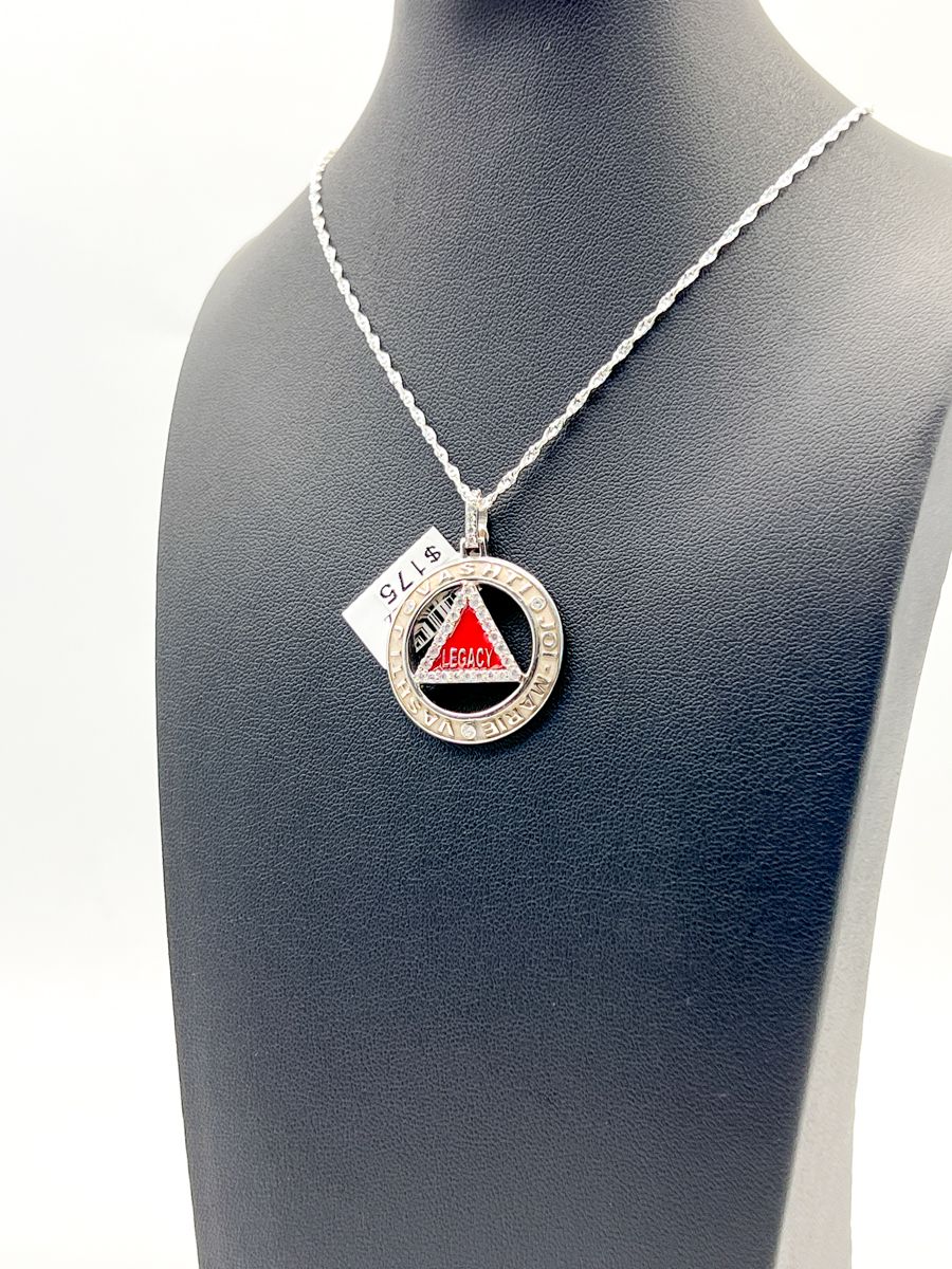 Delta Legacy Pyramid Pendant - Small