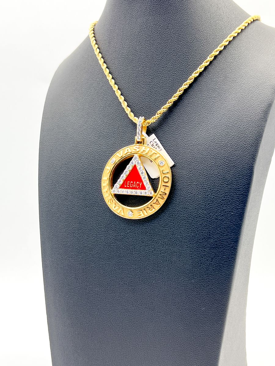 Delta Legacy Pyramid Pendant - Large