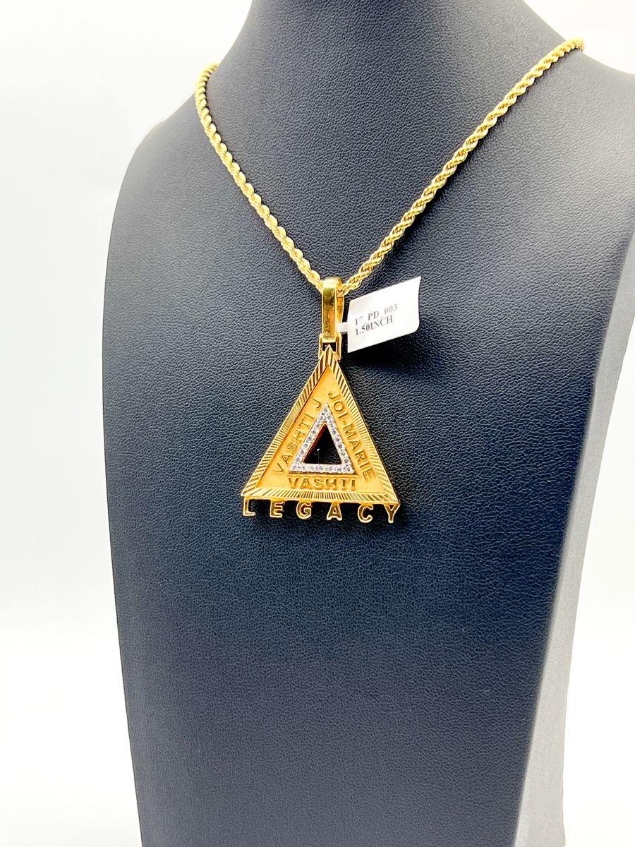 Delta Double Delta Legacy Pendant - Large