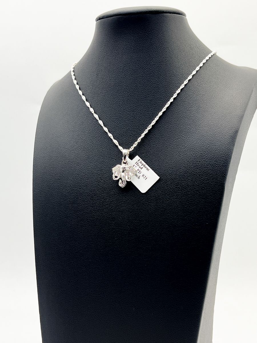 Delta Elephant Head Pendant