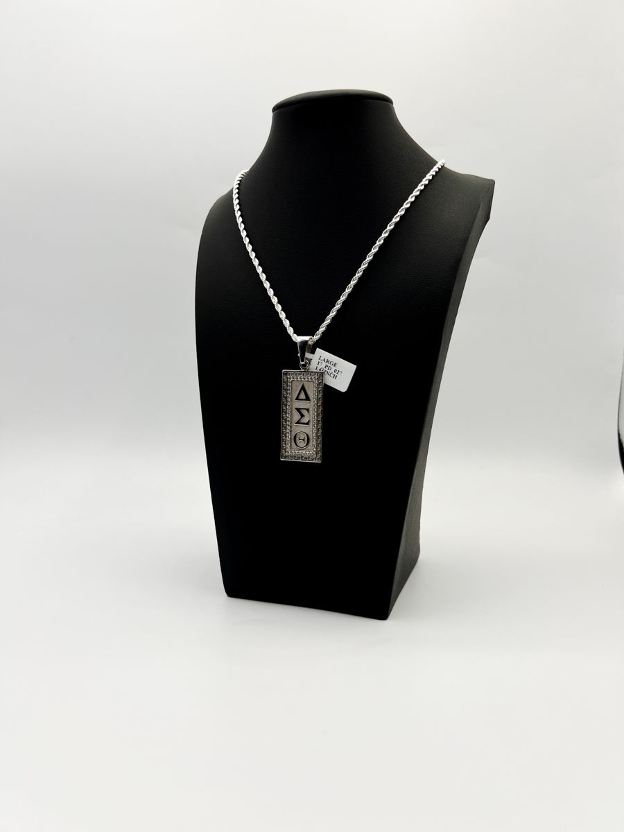Delta Vertical Cartouche Pendant - Large Delta Vertical Cartouche Pendant - Large