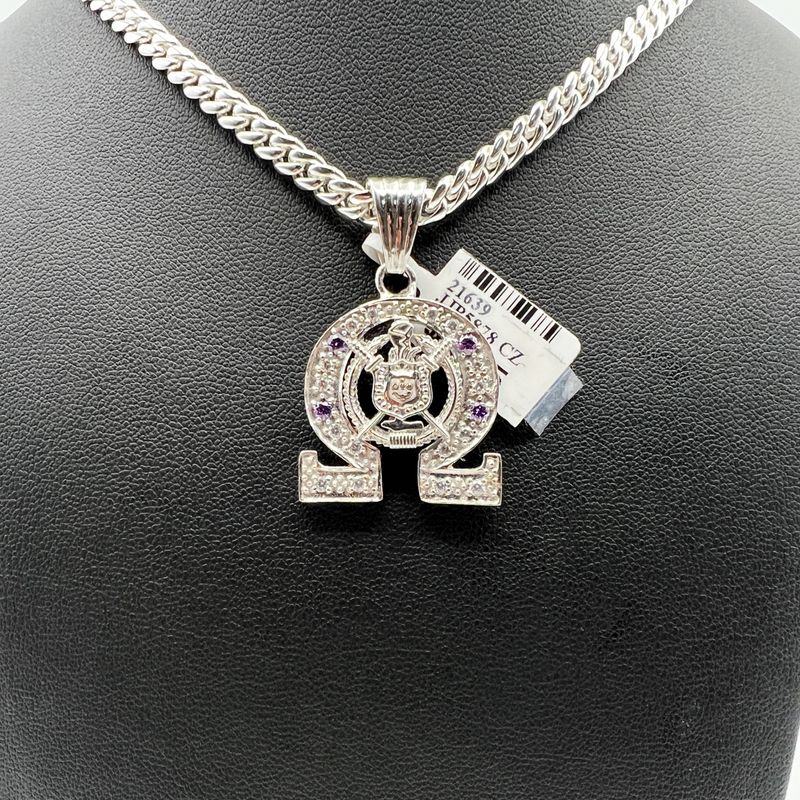 Omega Symbol (Ω) w/Shield - Small