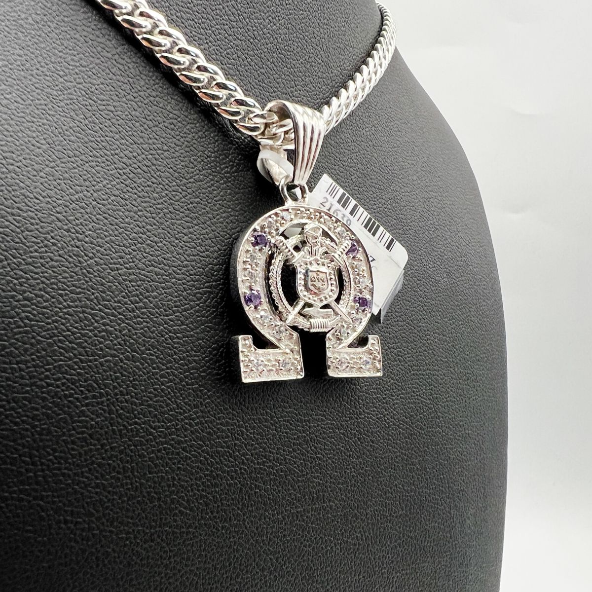 Omega Symbol (Ω) w/Shield - Small
