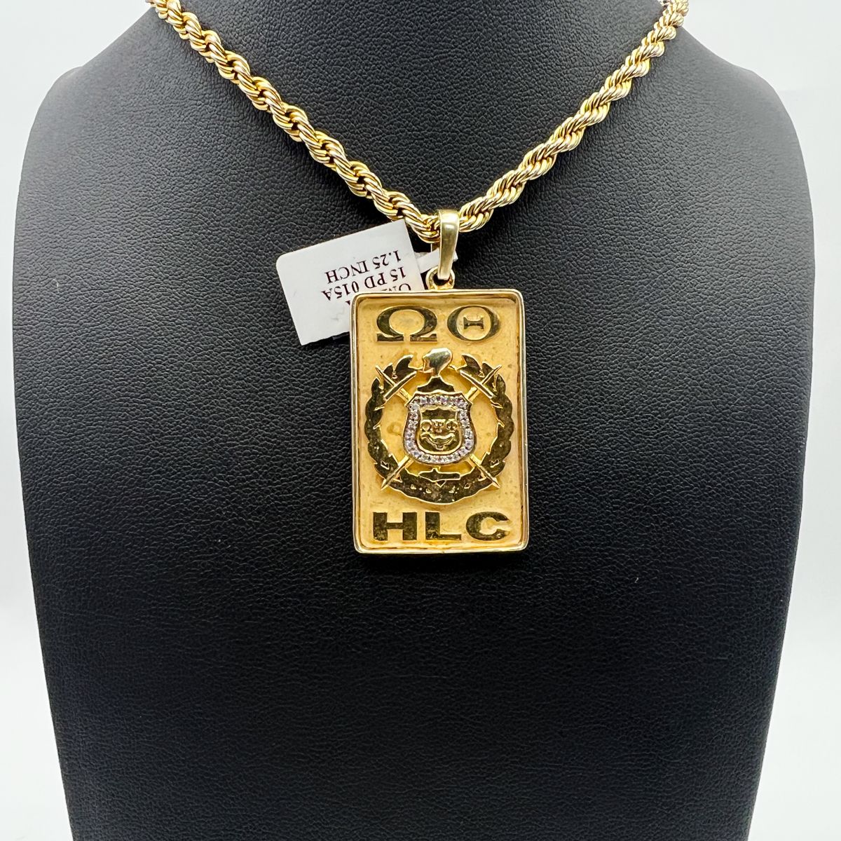 Omega Shield Dog Tag