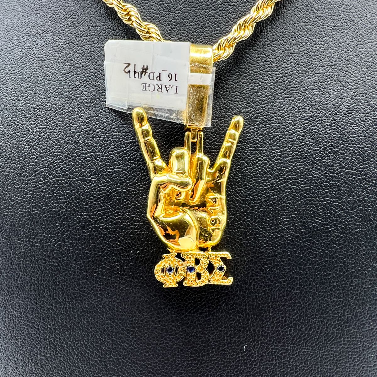 ΦΒΣ Hand Symbol Pendant - Large