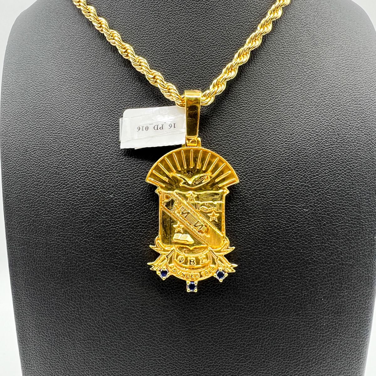 Sigma Shield Pendant - Large