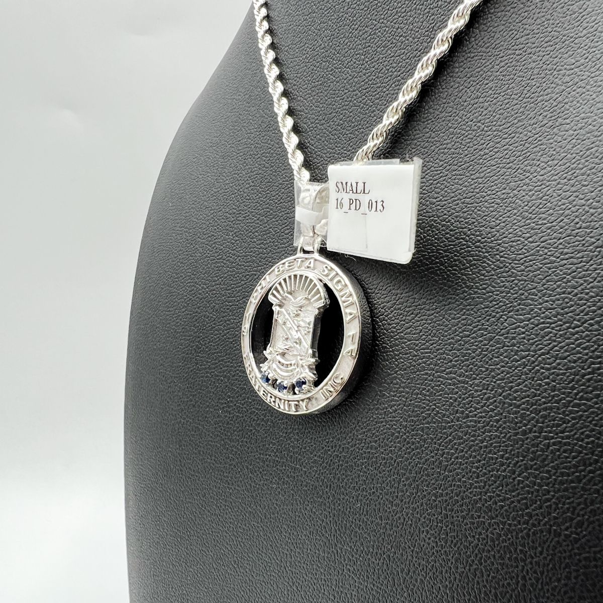 Sigma Shield Round Open Pendant - Small