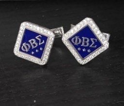 ΦΒΣ Blue Enamel Cufflinks