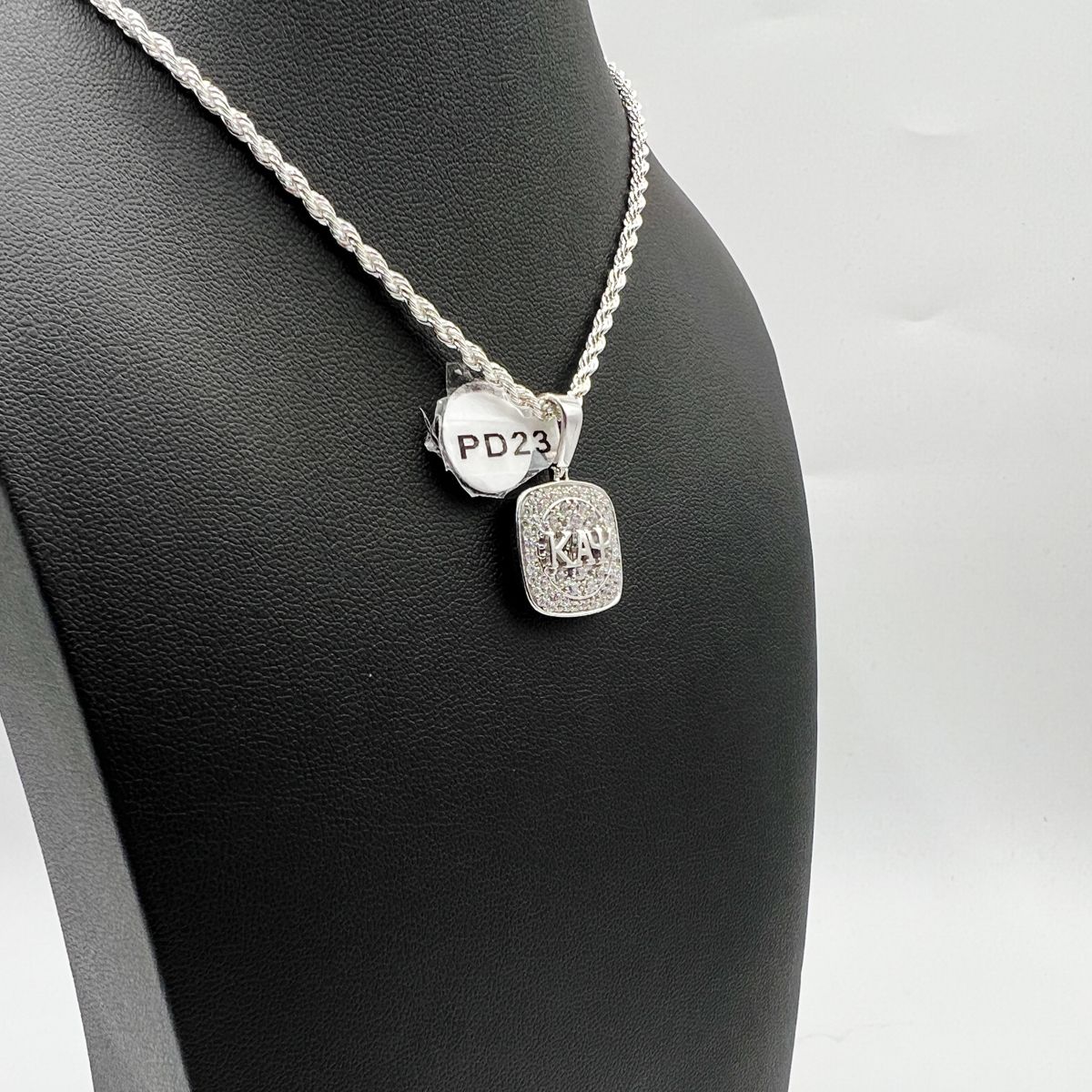 Kappa Square Pendant w/ ΚΑΨ - Large