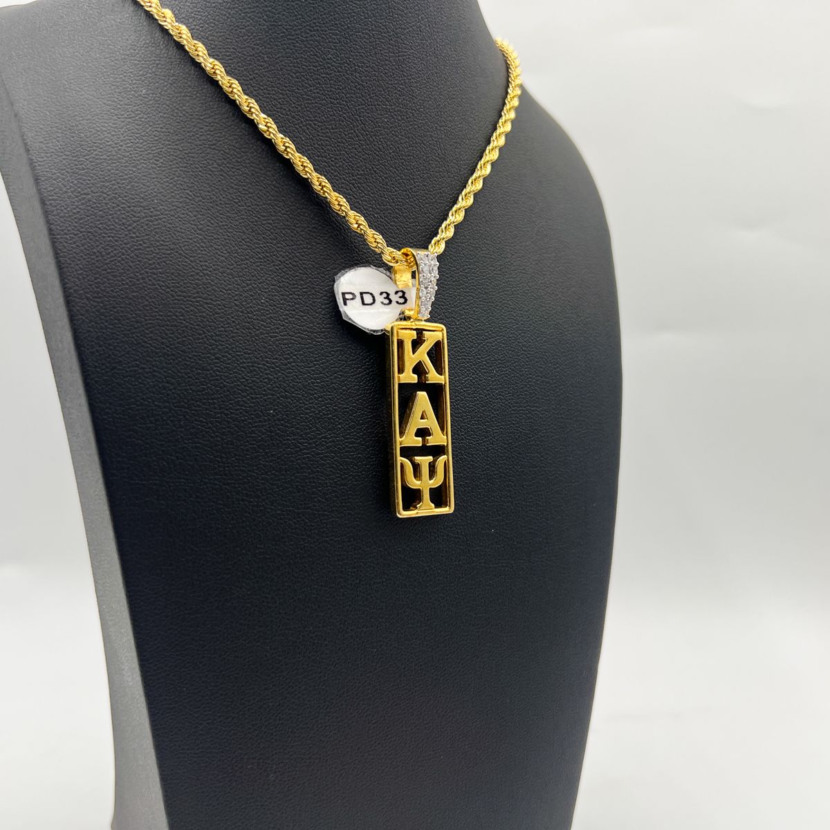 Kappa Vertical White ΚΑΨ Pendant