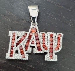 Kappa Staggered Red ΚΑΨ Pendant