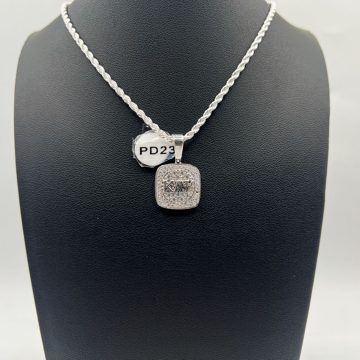Kappa Square Pendant w/ ΚΑΨ - Large