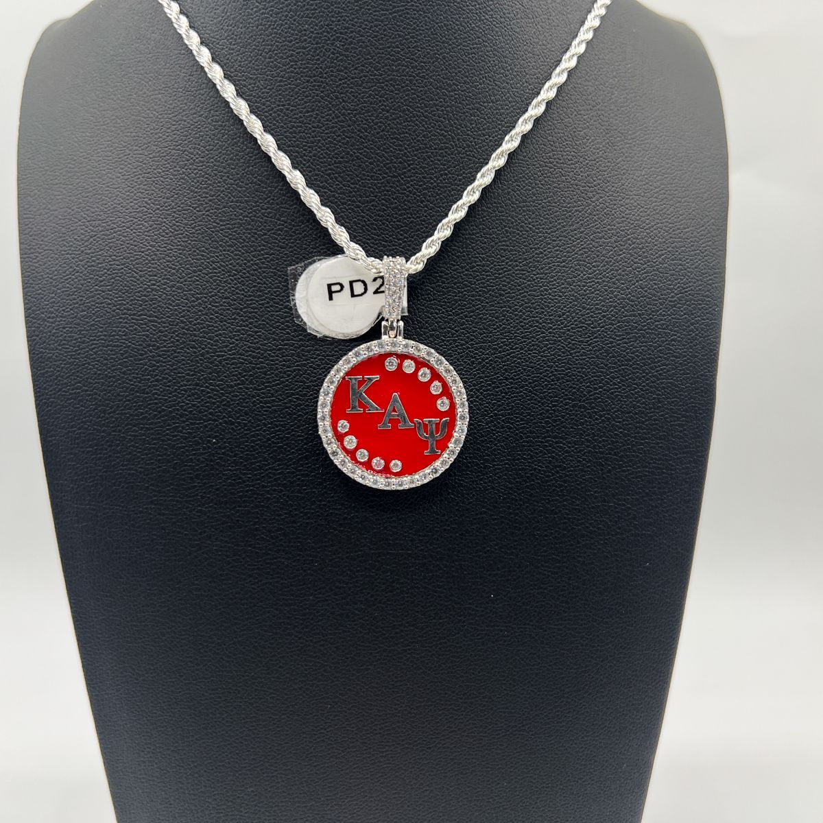 Kappa Round Pendant w/ ΚΑΨ - Small