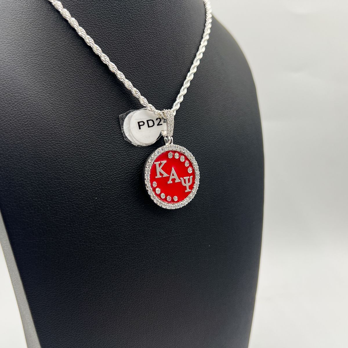 Kappa Round Pendant w/ ΚΑΨ - Small