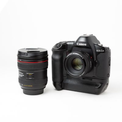 Canon EOS-1N w/ EF 24-70mm f/4, and EF 50mm 1.8 Lenses