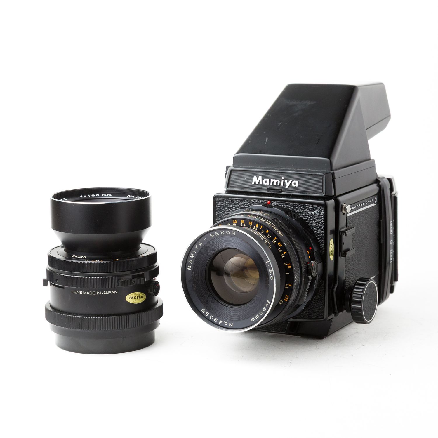 Mamiya RB67 pro S w/ 90mm f/3.8 &amp; 180mm f/4.5 Lenses