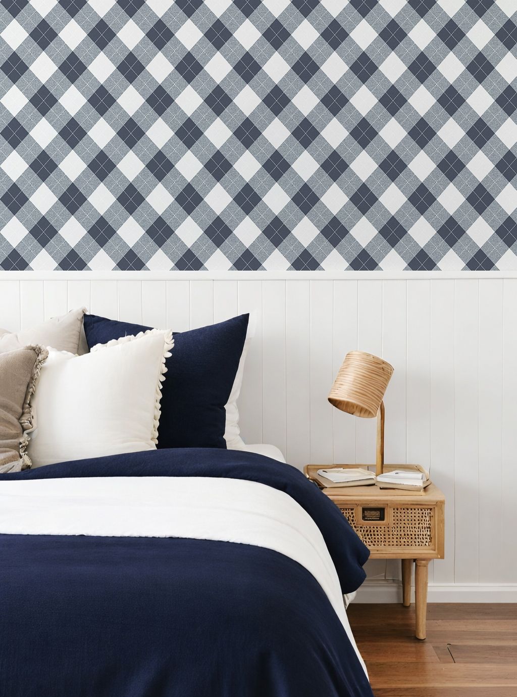 Argyle (Colour Options) Removable Wallpaper