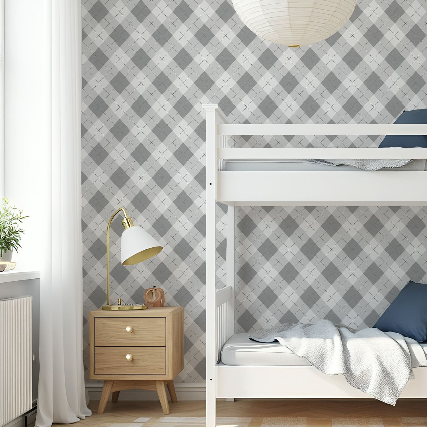 Argyle (Colour Options) Removable Wallpaper