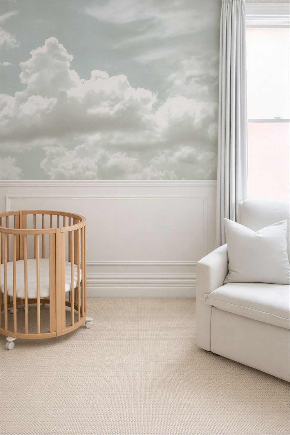 Wandering Clouds Removable Wallpaper Mural