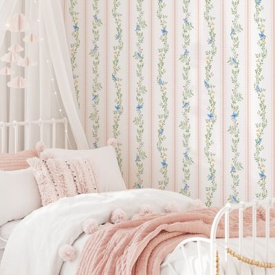 Bluebird Harmony Removable Wallpaper (colour options) Bluebird Harmony Removable Wallpaper (colour options)